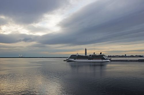 Sankt Petersburg, Naujas Uostas, Kruizinis Laivas, Abendstimmung
