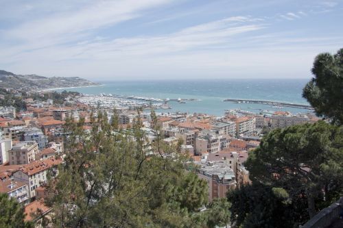 Sanremo, Riviera, Ligurija, Riviera Dei Fiori, Istoriškai, Kalnas, Rajonas, Mėlynas, Uostas, Marina, Šventė, Boot