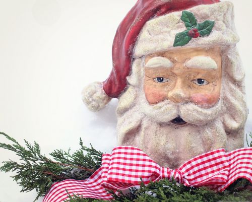 Santa, Kalėdos, Kalėdų Senelis, Šventė, Žiema, Raudona, Skrybėlę, Sezoninis, Sniegas, Linksmas, Gruodžio Mėn ., Šventinis, Pasveikinimas, Vintage Santa, Vintage, Dekoratyvinis, Tradicinis, Šventė