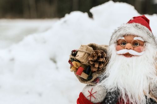 Santa, Žiema, Sniegas, Kalėdos, Sezonas, Šaltas