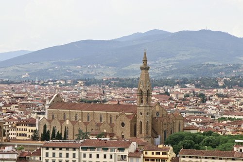 Santa Croce,  Bazilika,  Architektūra,  Gotika,  Florencija,  Italija,  Toskana,  Statyba,  Istorinis,  Istorija,  Europa
