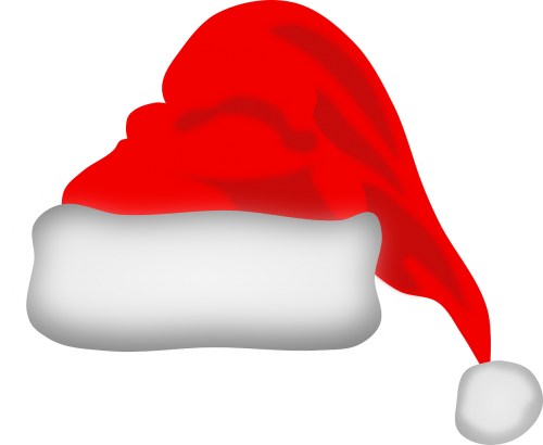 Santas Skrybėlę, Kalėdos, Claus, Santa, Xmas, Skrybėlę, Raudona, Žiema, Nemokama Vektorinė Grafika