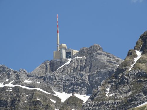 Säntis, Kalnų Viršūnė, Kalnų Pasaulis, Aukščiausiojo Lygio Susitikimas, Transmisijos Bokštas, Šveicarija