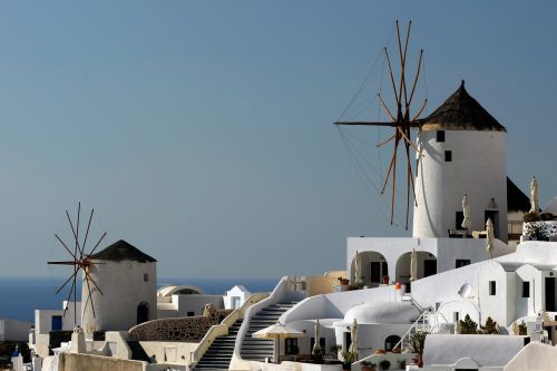 Santorini,  Graikija,  Vėjo Malūnai,  Architektūra,  Šventė