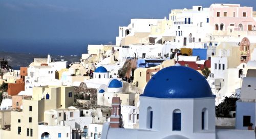 Santorini, Graikija, Pastatai, Architektūra, Kelionė, Turizmas
