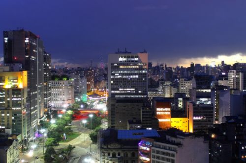 San Paulas, Brazilija, Centro, Miesto, Pastatas, Architektūra