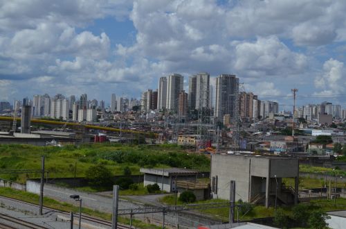 San Paulas, Miestai, Panorama, Horizontas, Brazilija, Pastatai, Metropolis, Kraštovaizdis