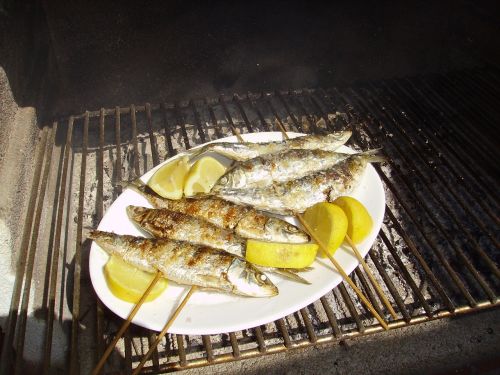 Sardinės, Sardinas, Žuvis, Seafish, Viduržemio Jūros, Kepti Ant Grotelių, Specialybė, Tradicinis