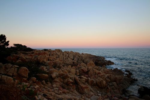 Sardinija, Vakaras, Apšvietimas, Abendstimmung, Kranto