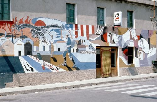 Sardinija, Muralai, Freskomis, Grafiti, Politiškai