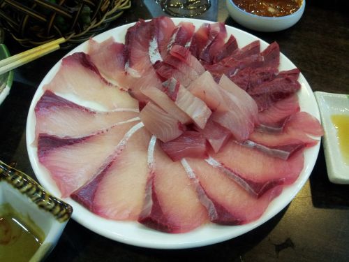 Sashimi, Jizhou, Žuvis