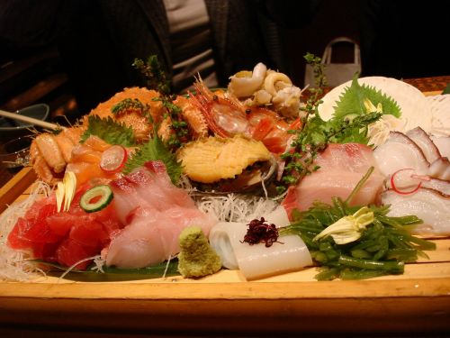 Sashimi, Japonija, Žuvis