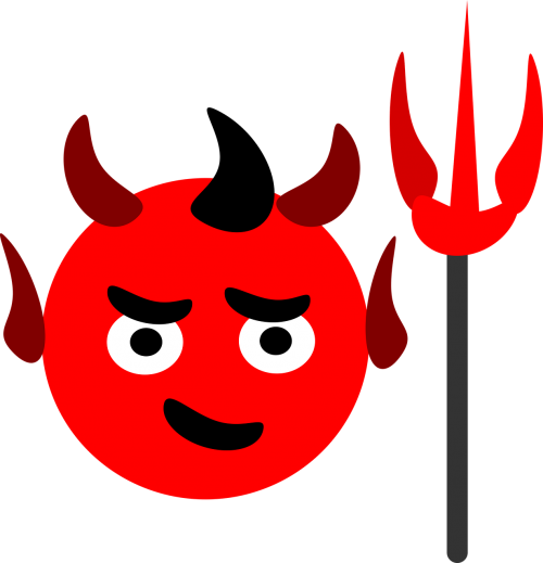 Satanas, Velnias, Simbolis, Raudona, Animacinis Filmas, Galva, Pavojus, Baugus, Monstras, Charakteris