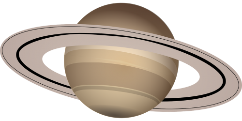Saturn, Planeta, Saturno Žiedai, Astronomija, Dangaus, Kosminis, Nemokama Vektorinė Grafika