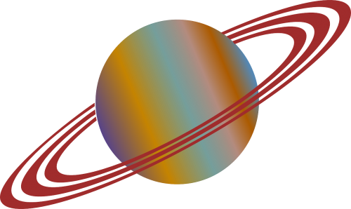 Saturn, Planeta, Kosminis, Saturno Žiedai, Erdvė, Nemokama Vektorinė Grafika