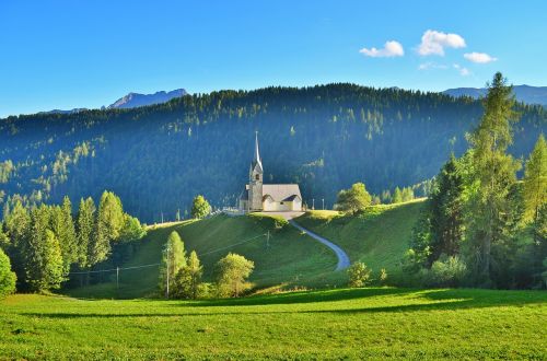 Sauris, Kalnas, Bažnyčia, Kampanelis, Italy, Kraštovaizdis, Prato, Gamta, Žalias, Dangus, Debesys, Kalnai, Žygiai, Miškas, Šventykla, Vaikščioti, Religija, Vasara, Medžiai, Medis, Spalva, Lapija, Takas, Šventė, Augalas, Slėnis, Augalai