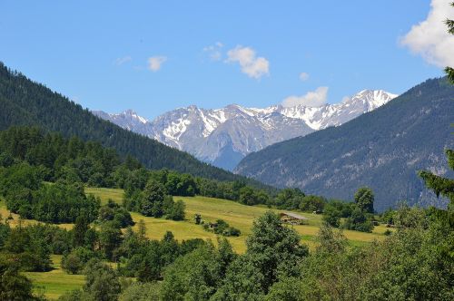 Sautens, Imst, Vasara, Kalnai, Miškas, Tyrol