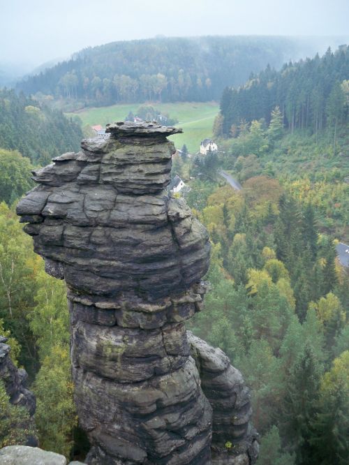 Saksonijos Šveicarija, Smėlio Akmuo, Kraštovaizdis