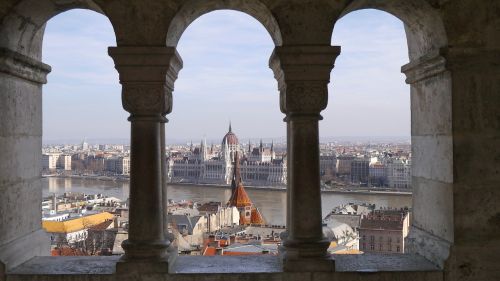 Peizažas, Budapest, Parlamentas