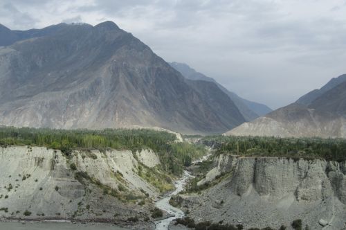 Scena, Peizažas, Pakistanas, Vaizdas, Kraštovaizdis, Kalnai, Upė