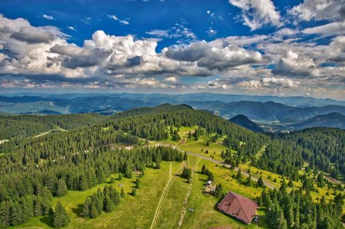 Vaizdingas, Kalnas, Kraštovaizdis, Mėlynas, Gamta, Dangus, Lauke, Peizažas, Kalnas, Turizmas, Debesis, Scena, Aplinka, Vaizdingas, Rhodophean, Bulgarija, Saulės Šviesa, Cloudscape, Purus, Pamporovo