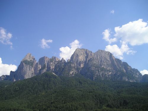 Schlern, Santner, Santnerio Smailė, Dolomitai, Kalnai, Alpių, South Tyrol, Italy