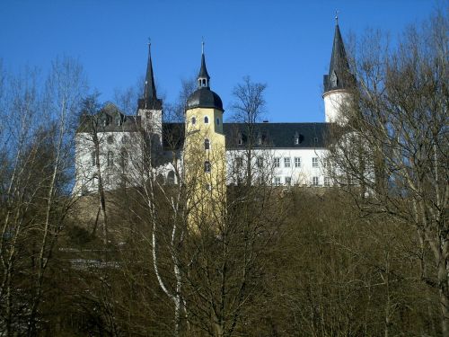 Schloß Purschenstein, Erzgebirge, Neuhausen, Turistų Atrakcijos, Lankytinos Vietos, Pavasaris