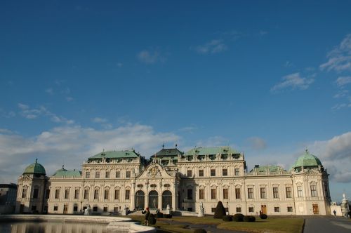 Schloss, Belvedere, Schloss Belvedere, Europa, Orientyras, Istorinis, Vienna, Austria, Rūmai