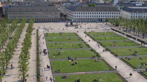 Schlossplatzfest, Viešoji Aikštė, Pieva, Laisvalaikis, Atsigavimas, Pavasaris, Miestas, Karlsruhe