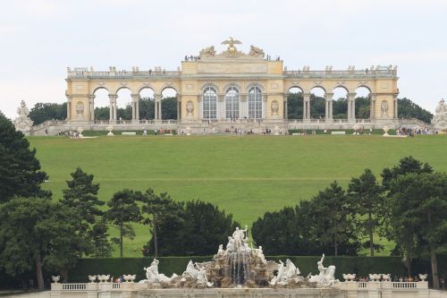 Schönbrunn Rūmai, Gloriette, Vienna, Austria