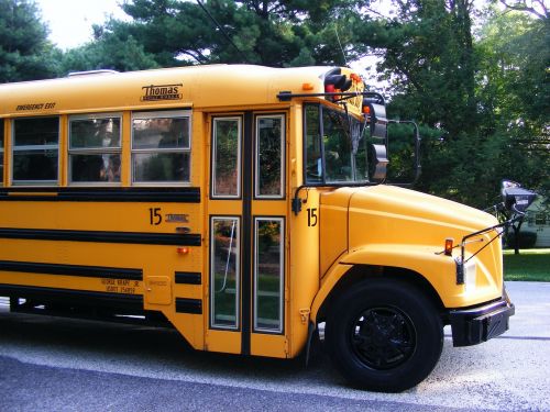 Mokykla, Mokyklinis Autobusas, Pirma Diena Mokykloje