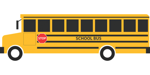 Mokyklinis Autobusas, Mokykla, Švietimas, Transporto Priemonė, Gabenimas, Autobusas, Mokyklinis Autobusas, Nemokama Vektorinė Grafika