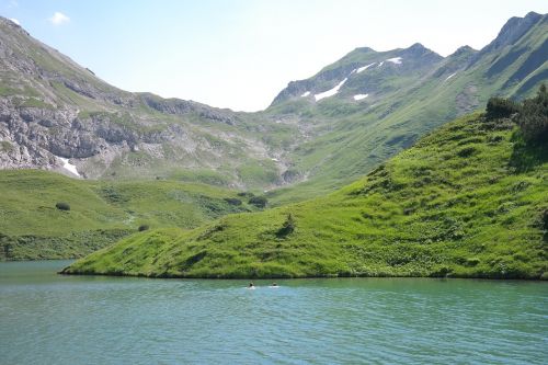 Schrecksee, Hochgebirgssee, Allgäu Alpės, Ežeras, Vanduo