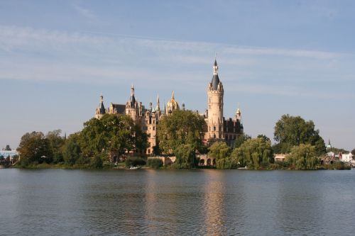 Schwerin, Pilis, Mecklenburg West Pomerania, Vokietija, Valstybinis Kapitalas, Ežeras