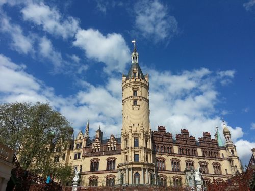 Schwerin, Pilis, Vokietija, Mecklenburg West Pomerania, Lankytinos Vietos, Orientyras, Architektūra