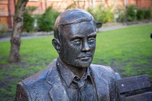 Mokslininkas, Alan Turing, Kompiuteriai, Mančesteris, Anglija, Statula