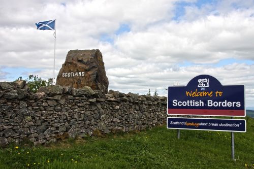 Škotija, Sienos, Ženklas, Sveiki Atvykę Į Škotiją, Škotų, Uk, Orientyras