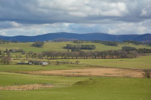 Škotija, Gamta, Kraštovaizdis, Škotų, Uk, Žalias, Kalnas, Highlands, Dangus, Vaizdingas, Natūralus, Peizažas, Kaimas, Ūkis, Kaimas, Slėnis, Avys