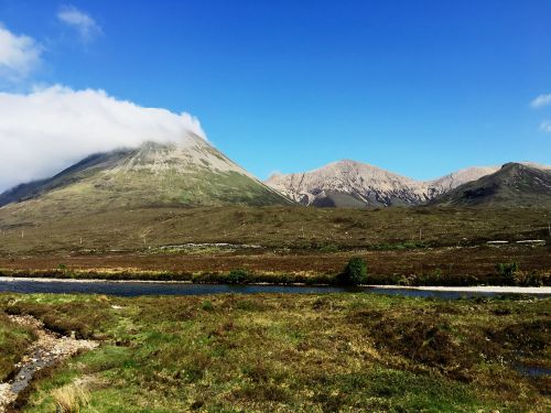 Škotija, Škotų, Isle Of Skye, Kalnas, Vaizdingas, Kraštovaizdis