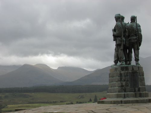Škotija, Karo Memorialas, Eismo Tiltas, Paminklas, Commando, Fort William