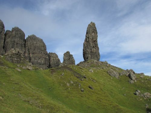 Škotija, Isle Of Skye, Senas Vyras Storr, Kalnas, Kraštovaizdis, Pinnacle