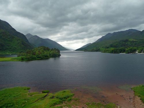 Škotija, Loch Shiel, Vanduo, Bankas, Upės Kraštovaizdis, Vandenys