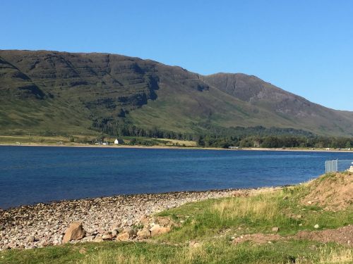 Škotija, Loch, Ežeras, Kraštovaizdis, Vieta, Gamta, Diena, Vaizdas, Applecross