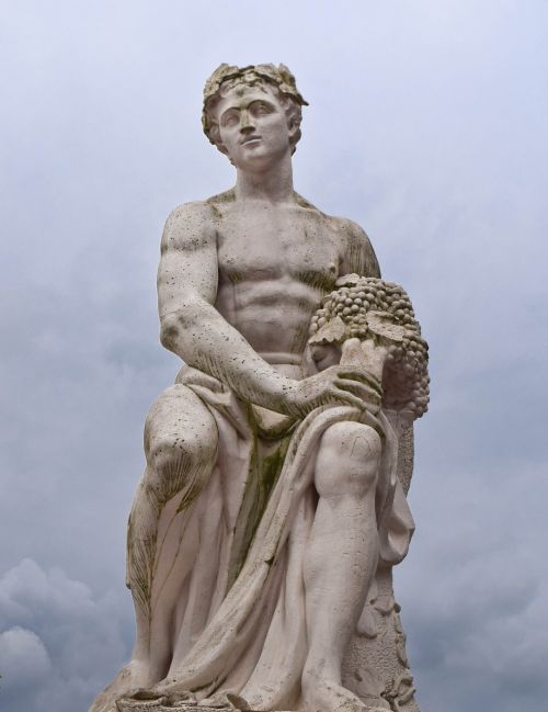 Skulptūra, Statula, Dionizas, Menas, Diuseldorfas, Senovinis, Parkas, Benrath, Pilies Parkas