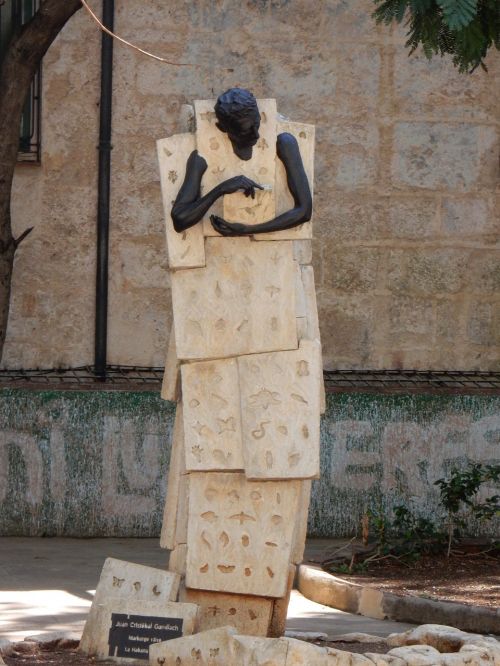 Skulptūra, Kuba, Havana, Visuomenė