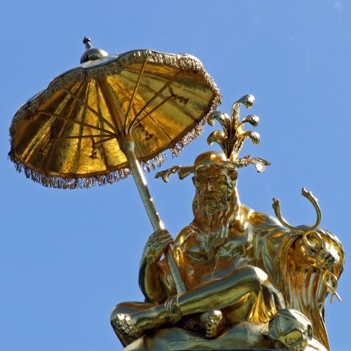 Skulptūra, Statula, Figūra, Park Sanssouci, Potsdamas, Auksas