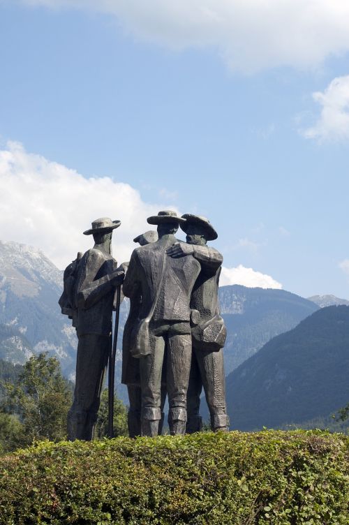 Skulptūra, Alpių, Alpės, Kalnas, Bohinj, Slovenia