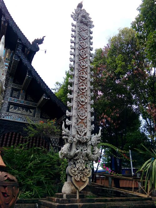 Skulptūra, Lanna, Chiangmai, Tailandas