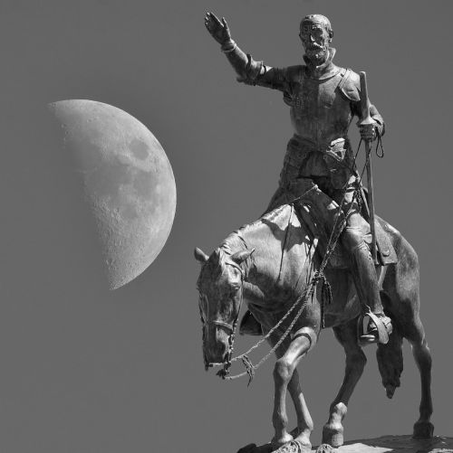 Skulptūra,  Don Quixote,  Sint Sebastian 2017,  Be Honoraro Mokesčio