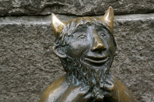 Skulptūra,  Statula,  Senas,  Menas,  Senovė,  Lübeck,  Velnias,  Figūra,  Be Honoraro Mokesčio
